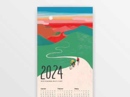 Calendario 2024 «Sentir el paisatge, decidir el camí»